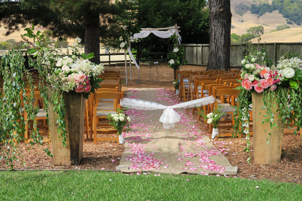 Lawn & Garden for wedding at Rancho Nicasio
